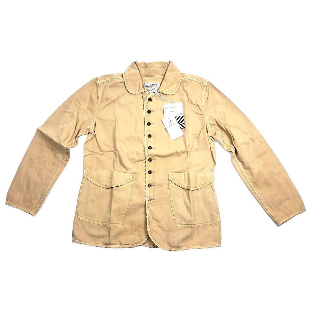 Sandrine Rose Women's Tan Denim Empire Jacket size M Beige